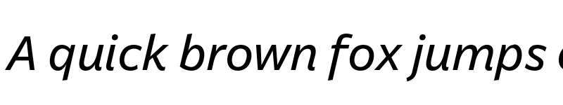 Preview of FONTSPRING DEMO - Billie Medium Italic font