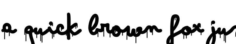 Preview of FONTSPRING DEMO - Bimbo DrippingJumbo Regular font