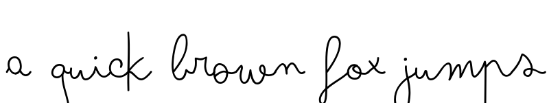 Preview of FONTSPRING DEMO - Bimbo Finetip Regular font