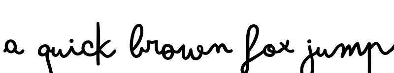 Preview of FONTSPRING DEMO - Bimbo Sharpie Regular font