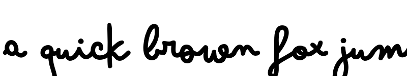 Preview of FONTSPRING DEMO - Bimbo Whiteboard Regular font