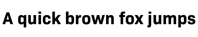 Preview of FONTSPRING DEMO - Bio Sans Bold font