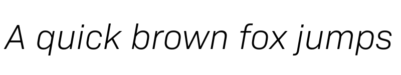 Preview of FONTSPRING DEMO - Bio Sans Light Italic font