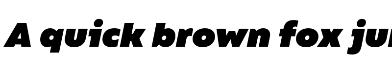 Preview of FONTSPRING DEMO - Bion Black Italic font