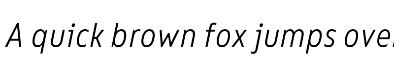 Preview of FONTSPRING DEMO - Bion Book Cond Italic font