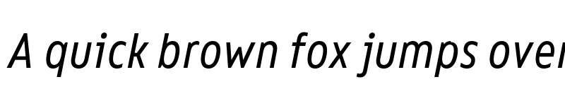 Preview of FONTSPRING DEMO - Bion Cond Italic font