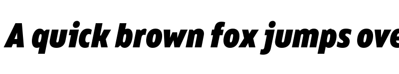 Preview of FONTSPRING DEMO - Bion Heavy Cond Italic font