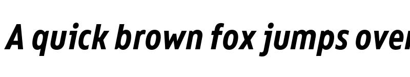 Preview of FONTSPRING DEMO - Bion Semibold Cond Italic font