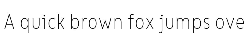 Preview of FONTSPRING DEMO - Bion Thin Cond Regular font