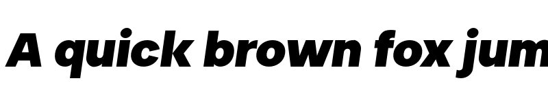 Preview of FONTSPRING DEMO - Biotic Black Italic Regular font