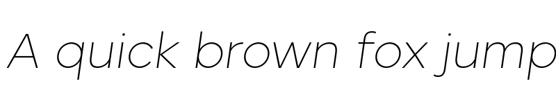 Preview of FONTSPRING DEMO - Biotic Extralight Italic Regular font