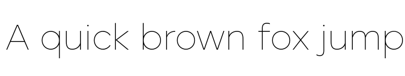 Preview of FONTSPRING DEMO - Biotic Thin Regular font