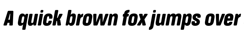 Preview of FONTSPRING DEMO - Black Cn It Italic font