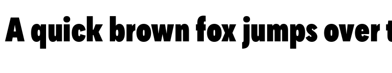 Preview of FONTSPRING DEMO - Black Cn Regular font