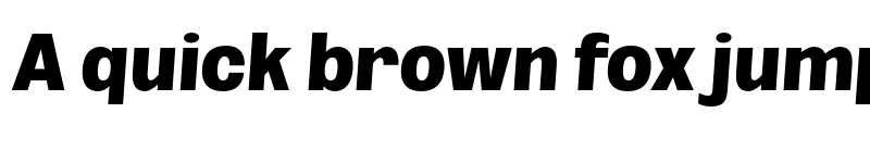 Preview of FONTSPRING DEMO - Black Cond SeObli Italic font