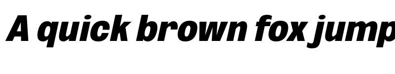 Preview of FONTSPRING DEMO - Black ExtCond UtObli Italic font