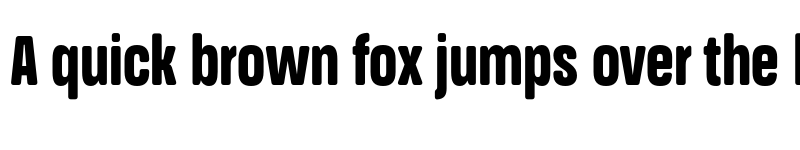 Preview of FONTSPRING DEMO - Black Extra Cn Regular font