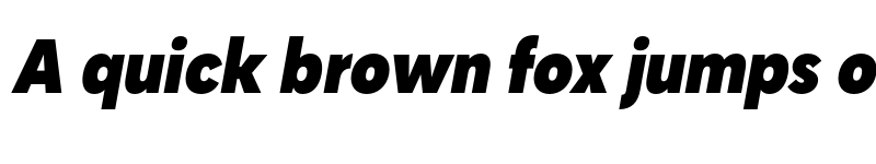 Preview of FONTSPRING DEMO - Black Nr It Italic font