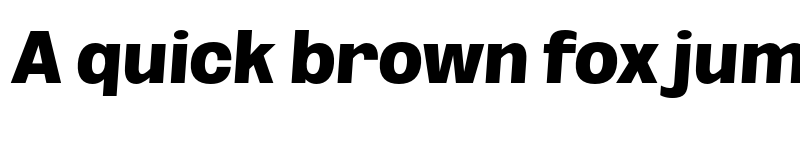 Preview of FONTSPRING DEMO - Black SemCond SeObli Italic font