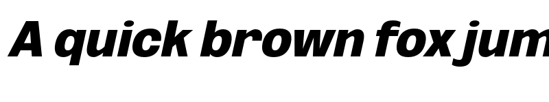 Preview of FONTSPRING DEMO - Black SemCond UtObli Italic font