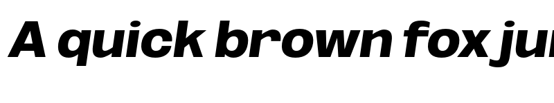 Preview of FONTSPRING DEMO - Black SemExp Obli Italic font