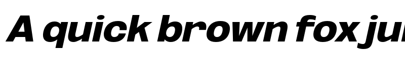 Preview of FONTSPRING DEMO - Black SemExp UtObli Italic font