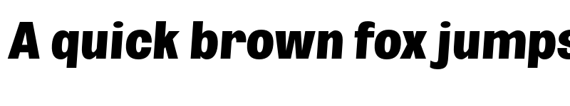 Preview of FONTSPRING DEMO - Black UltCond SeObli Italic font