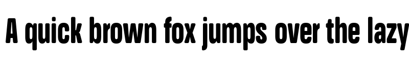 Preview of FONTSPRING DEMO - Black Ultra Cn Regular font