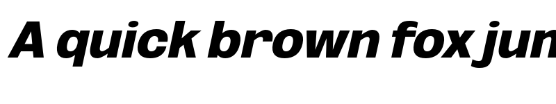 Preview of FONTSPRING DEMO - Black UtObli Italic font