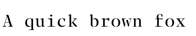 Preview of FONTSPRING DEMO - Blacker Mono B Regular font