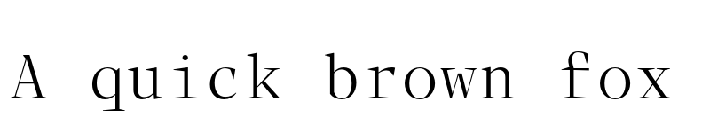 Preview of FONTSPRING DEMO - Blacker Mono Light Regular font