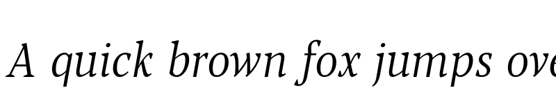 Preview of FONTSPRING DEMO - Blacker Pro Cond Tx Lt Italic font