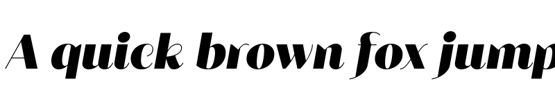 Preview of FONTSPRING DEMO - Blacker Sans Display Black Italic font