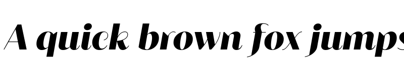 Preview of FONTSPRING DEMO - Blacker Sans Display Heavy Italic font