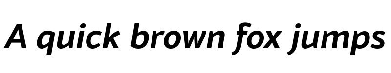 Preview of FONTSPRING DEMO - Blacker Sans Pro Bold Italic font