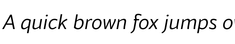 Preview of FONTSPRING DEMO - Blacker Sans Pro Book Italic font