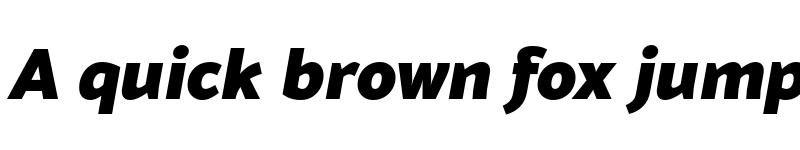 Preview of FONTSPRING DEMO - Blacker Sans Pro Heavy Italic font