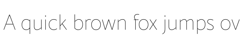 Preview of FONTSPRING DEMO - Blacker Sans Pro Thin Regular font