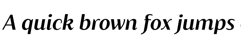 Preview of FONTSPRING DEMO - Blacker Sans Text Bold Italic font