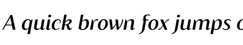 Preview of FONTSPRING DEMO - Blacker Sans Text Italic font