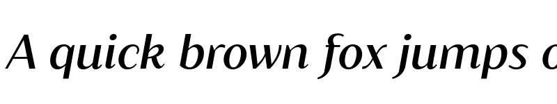 Preview of FONTSPRING DEMO - Blacker Sans Text Medium Italic font