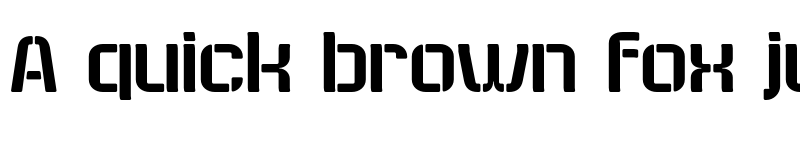 Preview of FONTSPRING DEMO - Bladi Two Stencil 4F Regular font