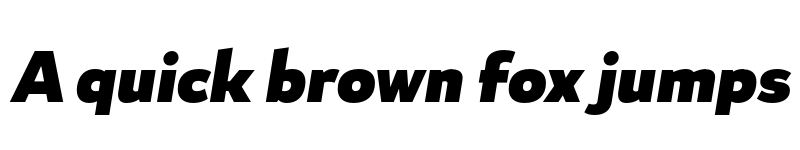 Preview of FONTSPRING DEMO - Blanc Black Italic font