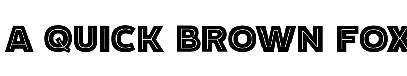 Preview of FONTSPRING DEMO - Blanc inline Heavy inline Regular font
