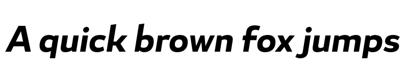 Preview of FONTSPRING DEMO - Blanc Semibold Italic font