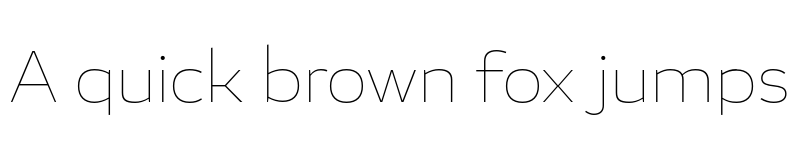 Preview of FONTSPRING DEMO - Blanc Thin Regular font