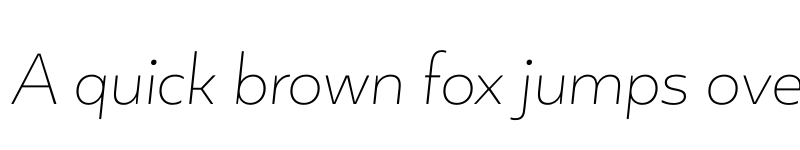 Preview of FONTSPRING DEMO - Blauth Thin It Regular font