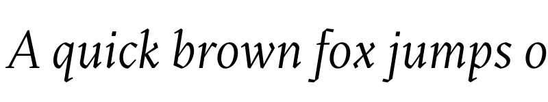 Preview of FONTSPRING DEMO - Blizka Italic font