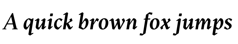 Preview of FONTSPRING DEMO - Blizka UltraBold Italic font