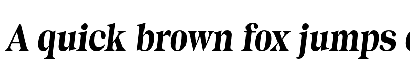 Preview of FONTSPRING DEMO - Block Quote Cond Italic font